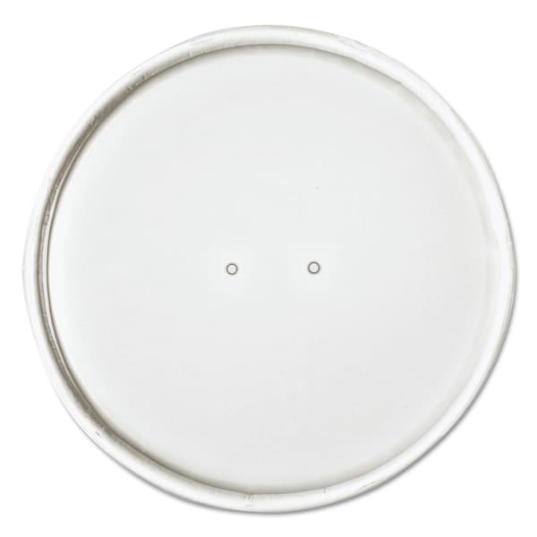 Dart Paper Lids for Food Containers, For 16 oz Containers, Vented, 3.9" Diameter x 0.9" h, White, PK500 CH16A-4000 - main